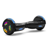 Stuff Certified® Hoverboard avec haut-parleur Bluetooth et éclairage RGB - Pneus 6,5" - Moteur 500W - Balance électrique Hover Board Noir