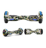 Stuff Certified® Hoverboard mit Bluetooth-Lautsprecher und RGB-Beleuchtung – 6,5-Zoll-Reifen – 500-W-Motor – Electric Balance Hover Board Camo