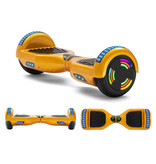 Stuff Certified® Hoverboard met Bluetooth Speaker en RGB Verlichting - 6.5" Banden - 500W Motor - Elektrisch Balance Hover Board Goud