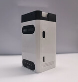 LEING FST M1 Laser Keyboard - Portable Mini Virtual Keyboard LED Projection Wireless - Compatible with PC, Laptop and Smartphone - White