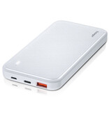 Essager Powerbank 10.000mAh met 2 Oplaadpoorten  - 20W PD Externe Batterij Oplader Wit