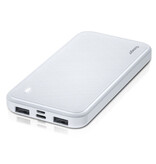 Essager Power Bank 10,000mAh with 2 Charging Ports - 2.1A External Battery Charger White