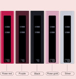 DIGISKYJOY Teclado láser - Mini teclado virtual portátil Proyección LED inalámbrico - Compatible con PC, computadora portátil y teléfono inteligente - Rojo oscuro