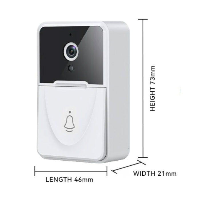 Timbre Inalámbrico X3 con Cámara y WiFi - Intercom Smart Home Security