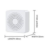 KAJIAN Campanello Wireless X3 con Telecamera e WiFi - Interfono Smart Home Security - Visione Notturna IR e Rilevamento Movimento