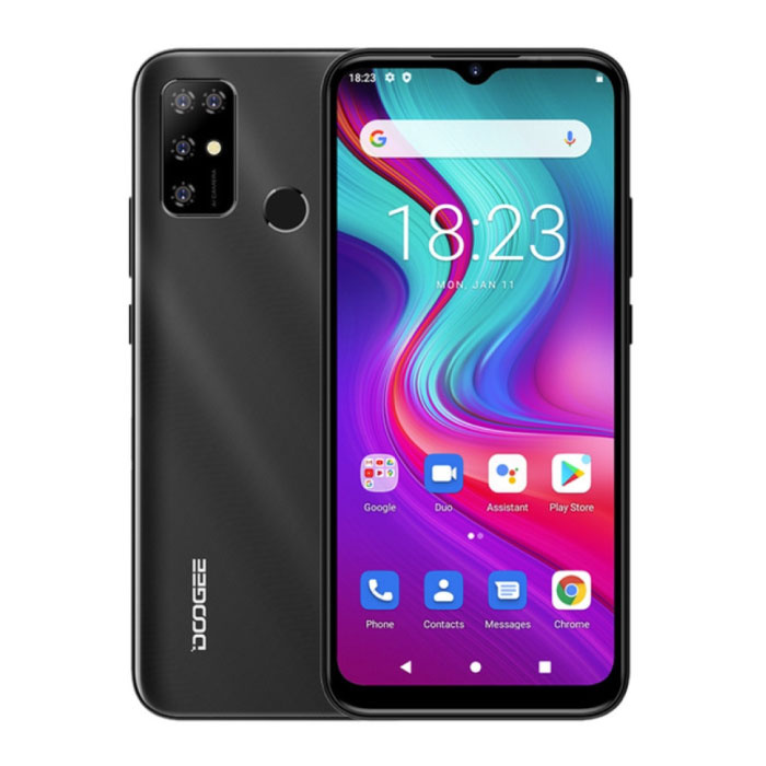 Smartphone X96 Pro Mightnight Black - SIM libre libre - 4 GB de RAM - 64 GB de almacenamiento - Cámara cuádruple de 13 MP - Batería de 5400 mAh