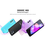 Doogee Smartphone N50 Bleu électrique - Octa Core - 8 Go de RAM - 128 Go de stockage - Appareil photo 50MP - Batterie 4200mAh