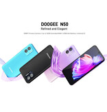 Doogee Smartphone N50 blu elettrico - Octa Core - 8 GB di RAM - 128 GB di spazio di archiviazione - Fotocamera da 50 MP - Batteria da 4200 mAh