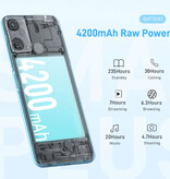 Doogee Smartphone N50 Azul Eléctrico - Octa Core - 8 GB RAM - 128 GB Almacenamiento - Cámara 50MP - Batería 4200mAh