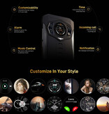 Doogee Smartphone S98 Outdoor Nero - Octa Core - 8 GB di RAM - 256 GB di memoria interna - Fotocamera da 64 MP - Batteria da 6000 mAh