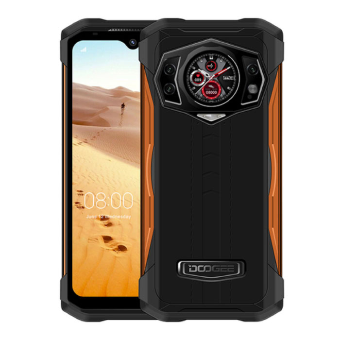 Smartphone S98 Outdoor Orange - Octa Core - 8 GB RAM - 256 GB di memoria - Fotocamera da 64 MP - Batteria da 6000 mAh