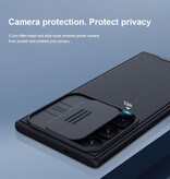 Nillkin Etui Samsung Galaxy S23 CamShield z suwakiem na aparat — wstrząsoodporne etui w kolorze czarnym