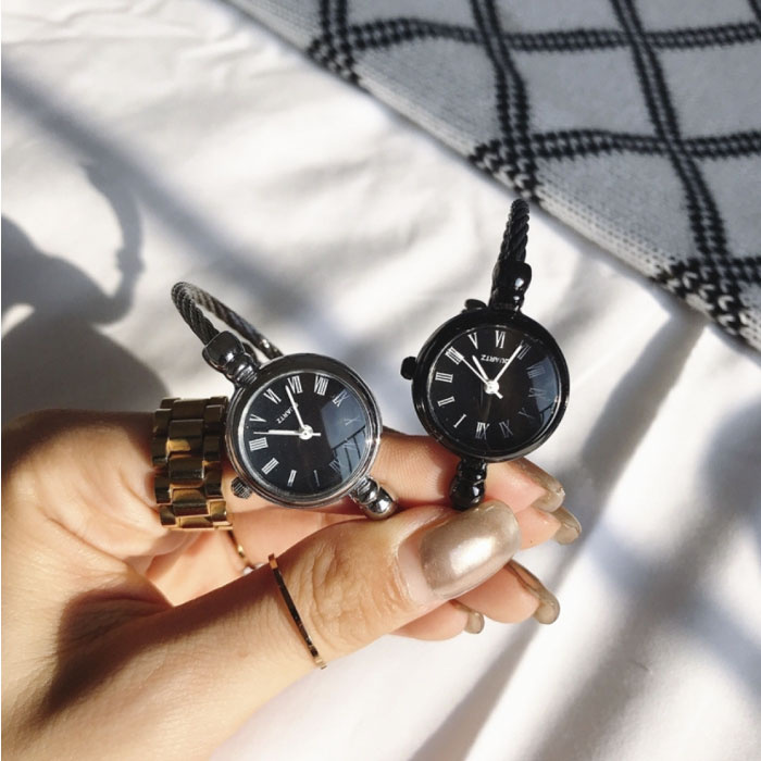 Stuff Certified® Orologio Vintage da Donna - Orologio da Polso al Quarzo di Lusso Argento