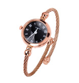 Stuff Certified® Vintage-Uhr für Damen – Luxus-Quarz-Armbanduhr in Roségold