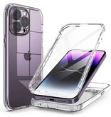 Stuff Certified® iPhone 14 Pro Ganzkörper-360°-transparente Silikonhülle