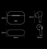 Baseus Bezprzewodowe słuchawki douszne W3 - Słuchawki douszne ze sterowaniem dotykowym TWS Bluetooth 5.0 Białe
