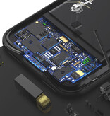 Stuff Certified® iPhone 12 Powercase 10.000mAh Powerbank Case Ladegerät Akku Cover Case Schwarz - Copy