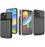 Stuff Certified® iPhone 13 Powercase 4800 mAh – Powerbank-Akku-Ladegerät, Schwarz