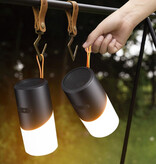 Rockmia EBS-705 Enceinte sans fil avec lampe - Camping en plein air Barre de son Bluetooth 5.0 Noir