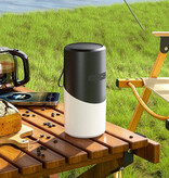 Rockmia Altoparlante wireless EBS-705 con lampada - Soundbar Bluetooth 5.0 da campeggio all'aperto nera