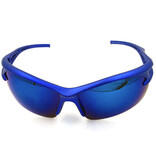 OULAIOI Polarisierte Ski-Sonnenbrille – Sport-Skibrille in den Farben Blau