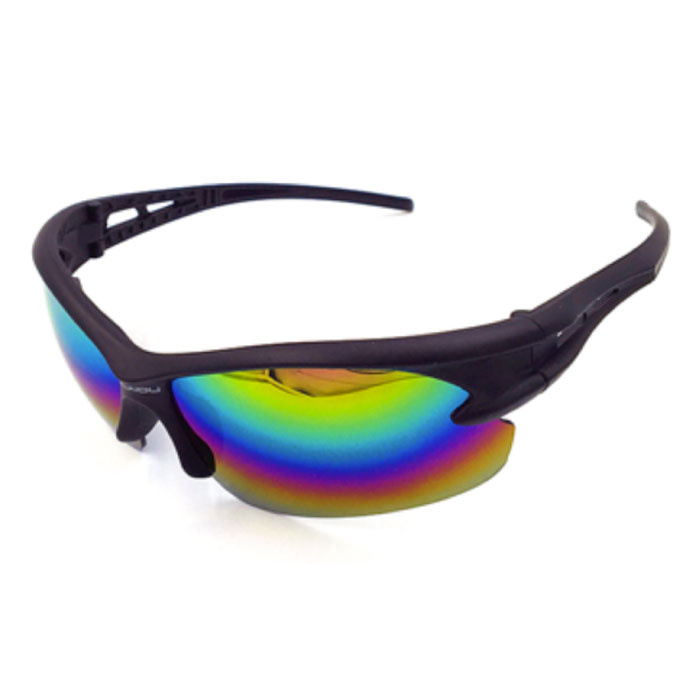 Gafas de sol de esquí polarizadas - Gafas de esquí deportivas Shades Black