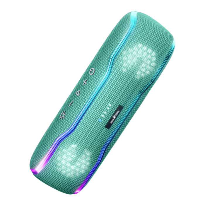 WISE TIGER Głośnik bezprzewodowy - Soundbar Bluetooth 5.3 25W IPX7 Zielony