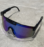 PIT VIPER Lunettes de soleil polarisées - Nuances de lunettes de sport de ski de vélo UV400 Noir