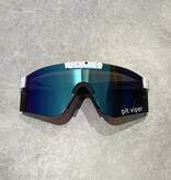 PIT VIPER Polarisierte Sonnenbrille – Fahrrad-Ski-Sportbrille, UV400, grün, rosa