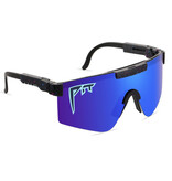 PIT VIPER Gafas de sol polarizadas - Gafas de deporte de esquí de bicicleta Tonos UV400 Azul