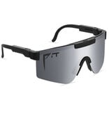 PIT VIPER Gafas de Sol Polarizadas - Gafas Deportivas Esquí Bicicleta Tonos UV400 Gris