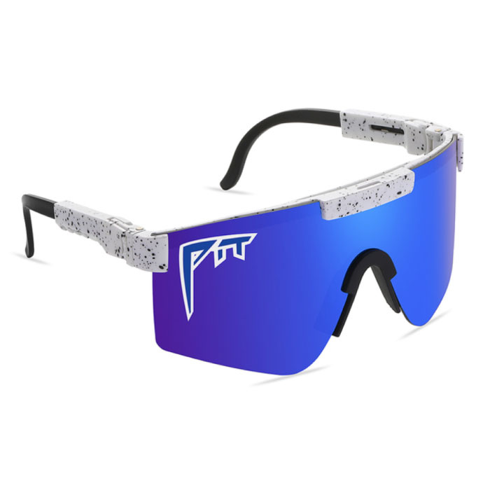 Lunettes de soleil polarisées - Lunettes de sport de ski de vélo Nuances UV400 Gris Bleu