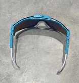 PIT VIPER Gepolariseerde Zonnebril - Fiets Ski Sport Bril Shades UV400 Groen Geel Blauw