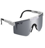 PIT VIPER Gafas de Sol Polarizadas - Gafas Deportivas Esquí Bicicleta Tonos UV400 Gris