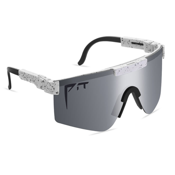 Polarisierte Sonnenbrille – Fahrrad-Ski-Sportbrille mit UV400-Grau