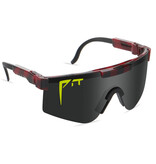 PIT VIPER Polarized Sunglasses - Bicycle Ski Sport Glasses Shades UV400 Red Black