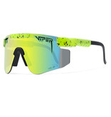 PIT VIPER Occhiali da sole polarizzati - Occhiali sportivi da sci per biciclette Tonalità UV400 giallo