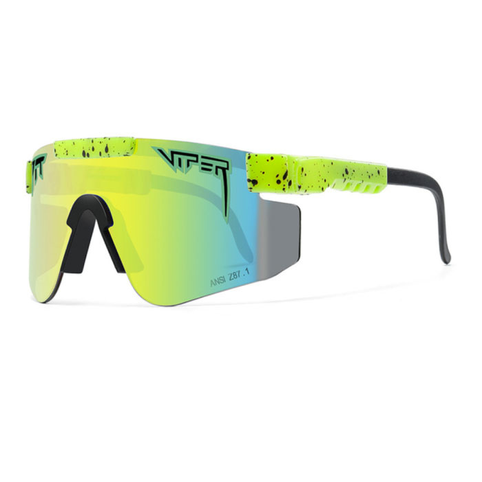 Gafas de sol polarizadas - Gafas de deporte de esquí de bicicleta Sombras UV400 Amarillo