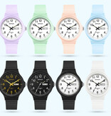 SAMDA Reloj minimalista para mujer - Movimiento resistente al agua que brilla en la oscuridad Azul