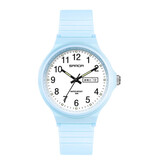 SAMDA Minimalist Watch for Women - Waterproof Glow in the Dark Movement Blue