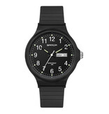 SAMDA Minimalist Watch for Women - Waterproof Glow in the Dark Movement Black Gold