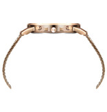 Geneva Orologio di lusso da donna - Cinturino in maglia con movimento al quarzo alla moda color oro