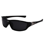 Daiwa Lunettes de soleil de sport polarisées pour hommes - Lunettes de soleil Driving Shades Fish Black