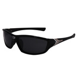 Daiwa Polaryzacyjne sportowe okulary przeciwsłoneczne dla mężczyzn - okulary przeciwsłoneczne do jazdy Odcienie Fish Black