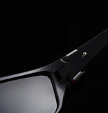Daiwa Polarisierte Sport-Sonnenbrille für Herren – Sonnenbrille Driving Shades Fish White