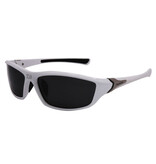 Daiwa Gafas de sol deportivas polarizadas para hombre - Gafas de sol Driving Shades Fish White