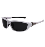 Daiwa Polaryzacyjne sportowe okulary przeciwsłoneczne dla mężczyzn - Okulary przeciwsłoneczne do jazdy Odcienie Fish White