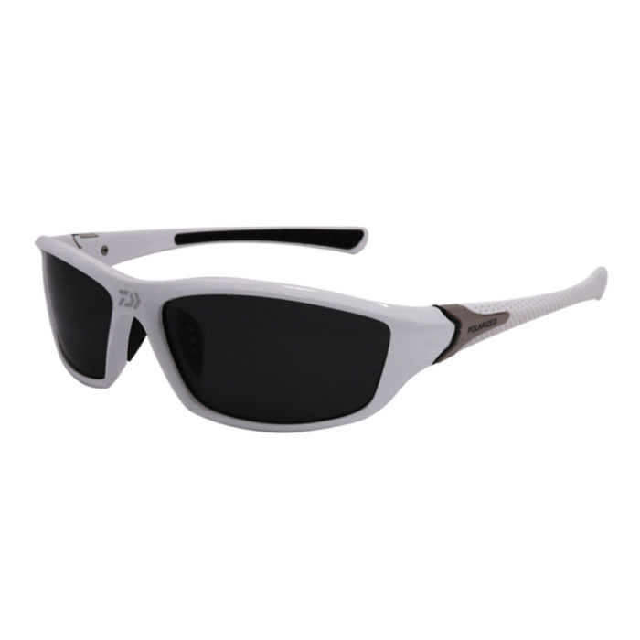 Polaryzacyjne sportowe okulary przeciwsłoneczne dla mężczyzn - Okulary przeciwsłoneczne do jazdy Odcienie Fish White