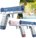 Water Battle Electric Water Gun - Glock Model Water Toy Pistol Gun Blue