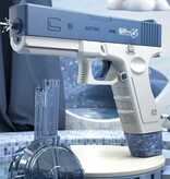 Water Battle Pistolet à eau électrique - Pistolet à eau modèle Glock bleu